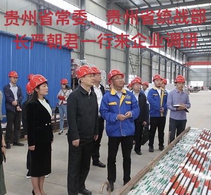 貴州省常委、貴州省統(tǒng)戰(zhàn)部長嚴(yán)朝君一行來企業(yè)調(diào)研